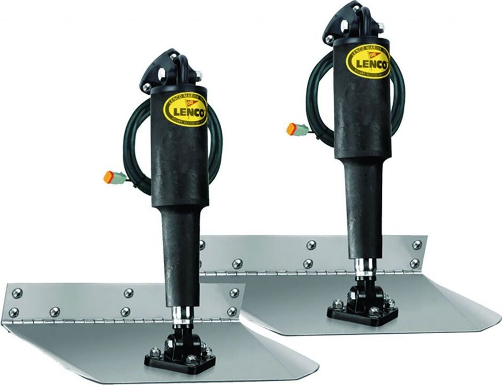 LENCO Trimmklappen Standard Set kurz 12V 230x460mm