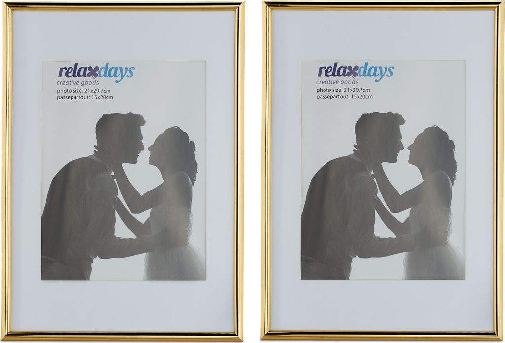 relaxdays Bilderrahmen 2er Set 20x30 cm