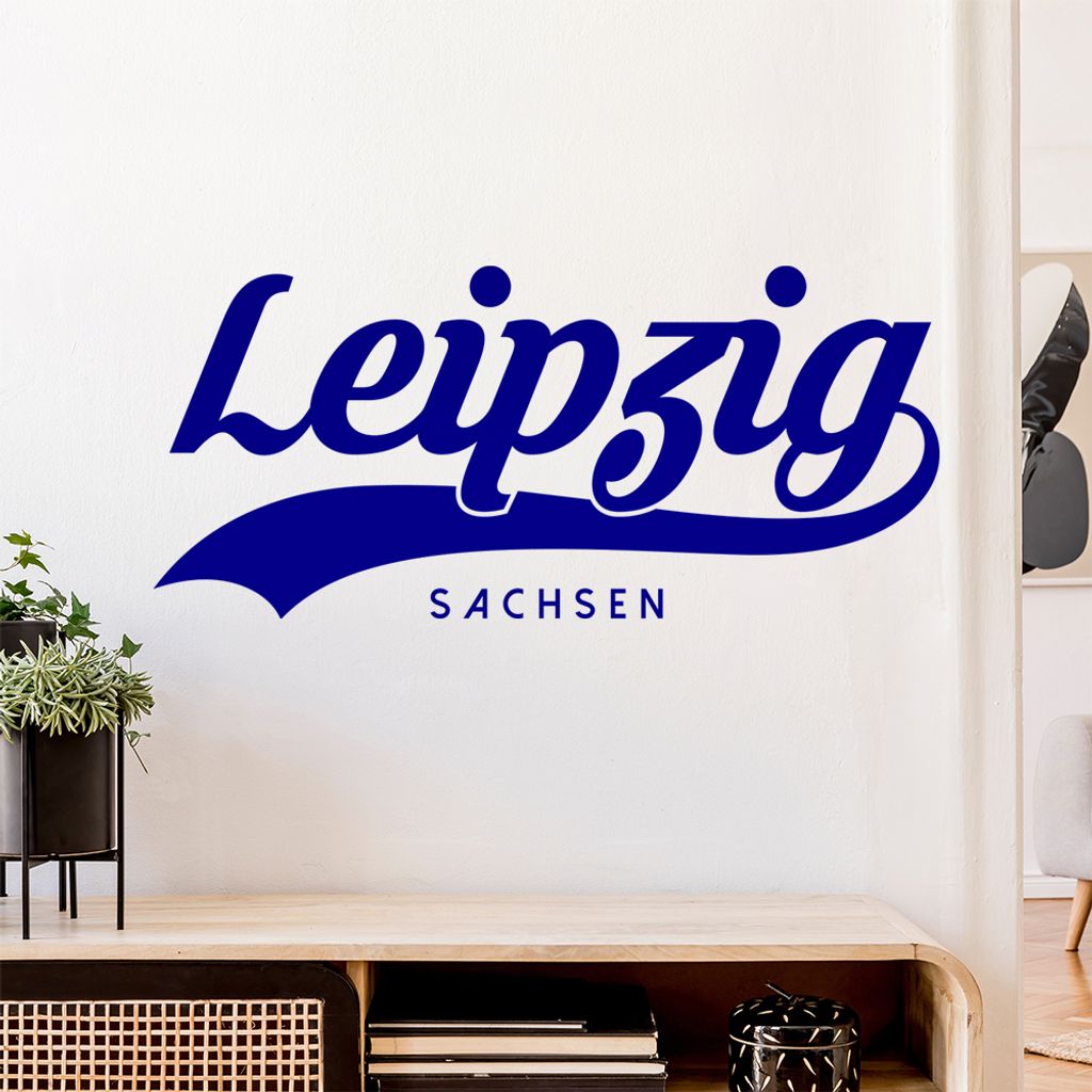 Leipzig Sachsen Wandtattoo Wandaufkleber Wall Sticker - Dekoration, Küche, Wohnzimmer, Schlafzimmer, Badezimmer