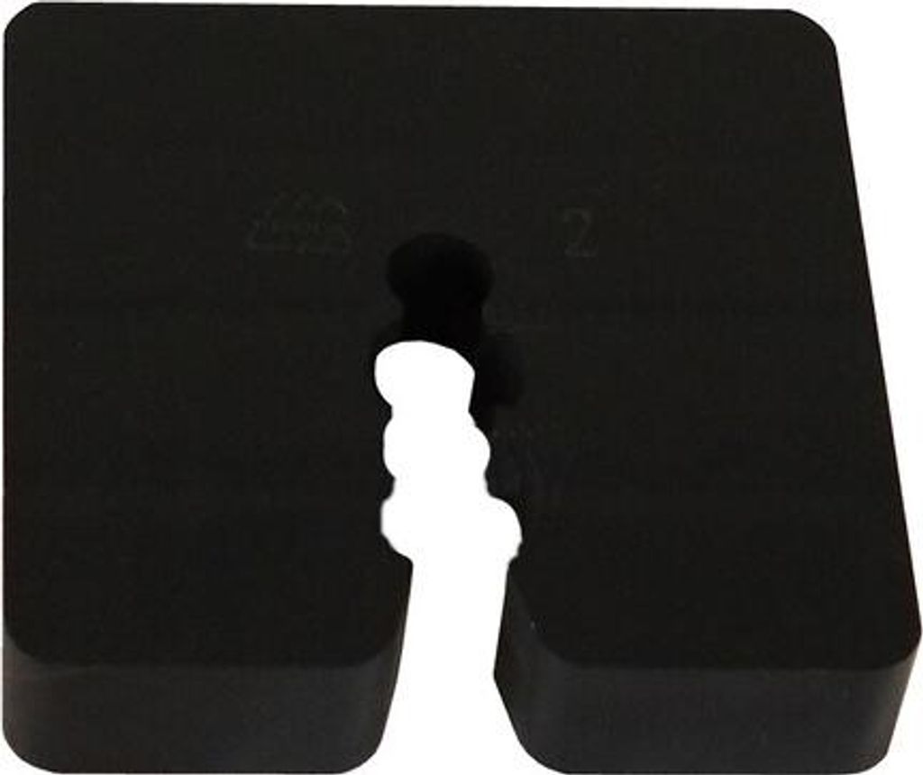 Abstandshalter 10 mm - 100er-Pack - Distanzplatten zum Ausrichten & Ausgleichen - Hart-PVC