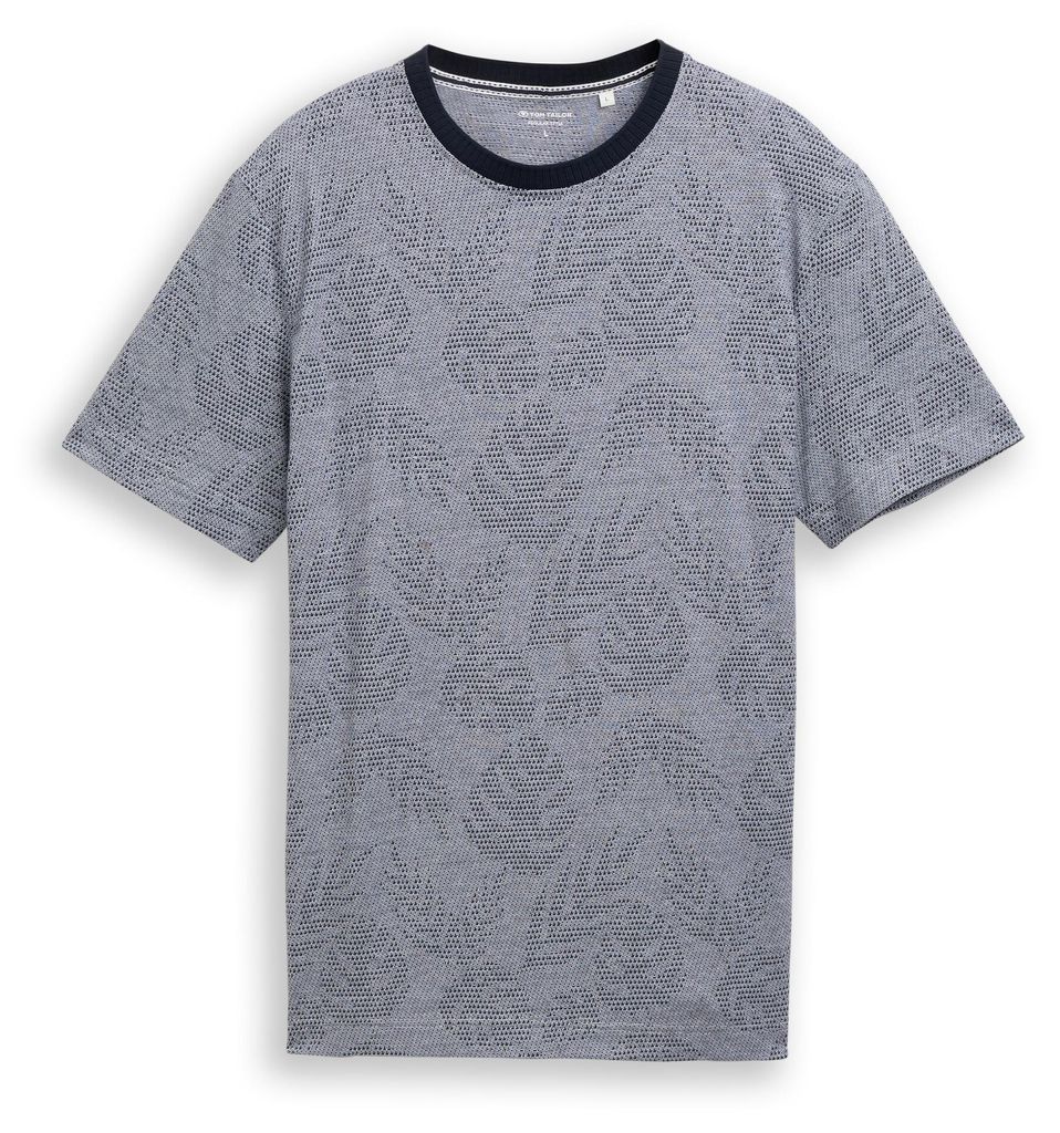 Jacquard T-Shirt mit Muster