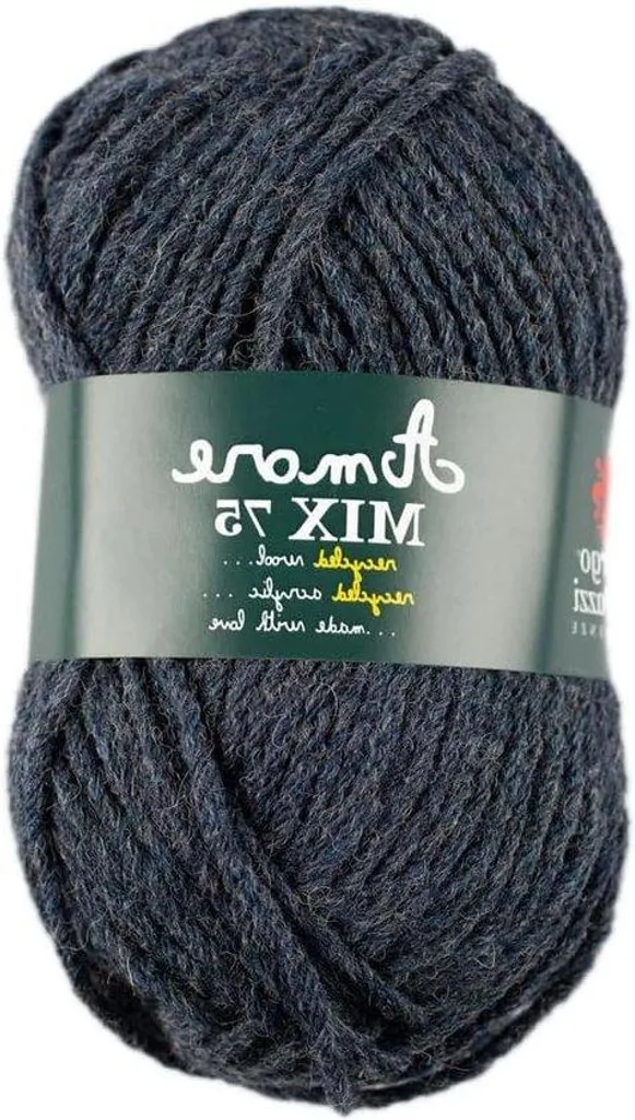 Fini le manque de fil : 10 pelotes laine gris-bleu pour grand tricot