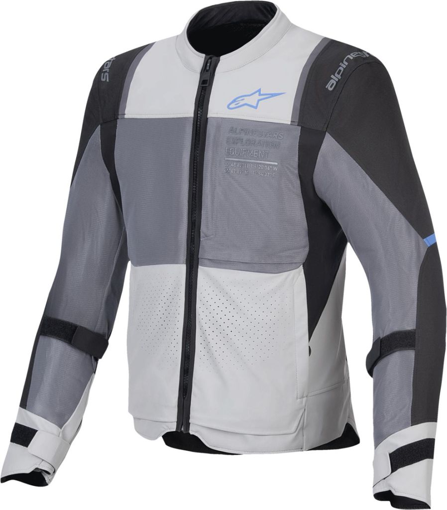 Alpinestars ST-2 Air Motorrad Textiljacke, dunkelgrau/hellgrau, M