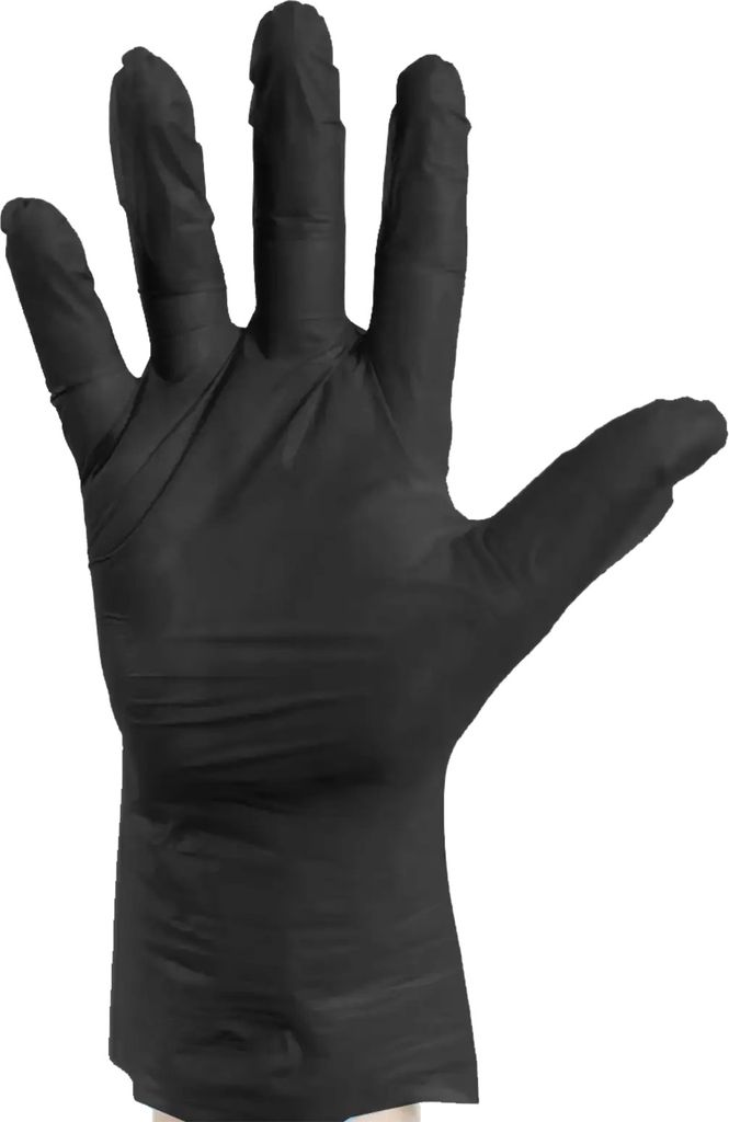 TPE Handschuhe Einmalhandschuhe 200 Stück SCHWARZ / L Produktbild 