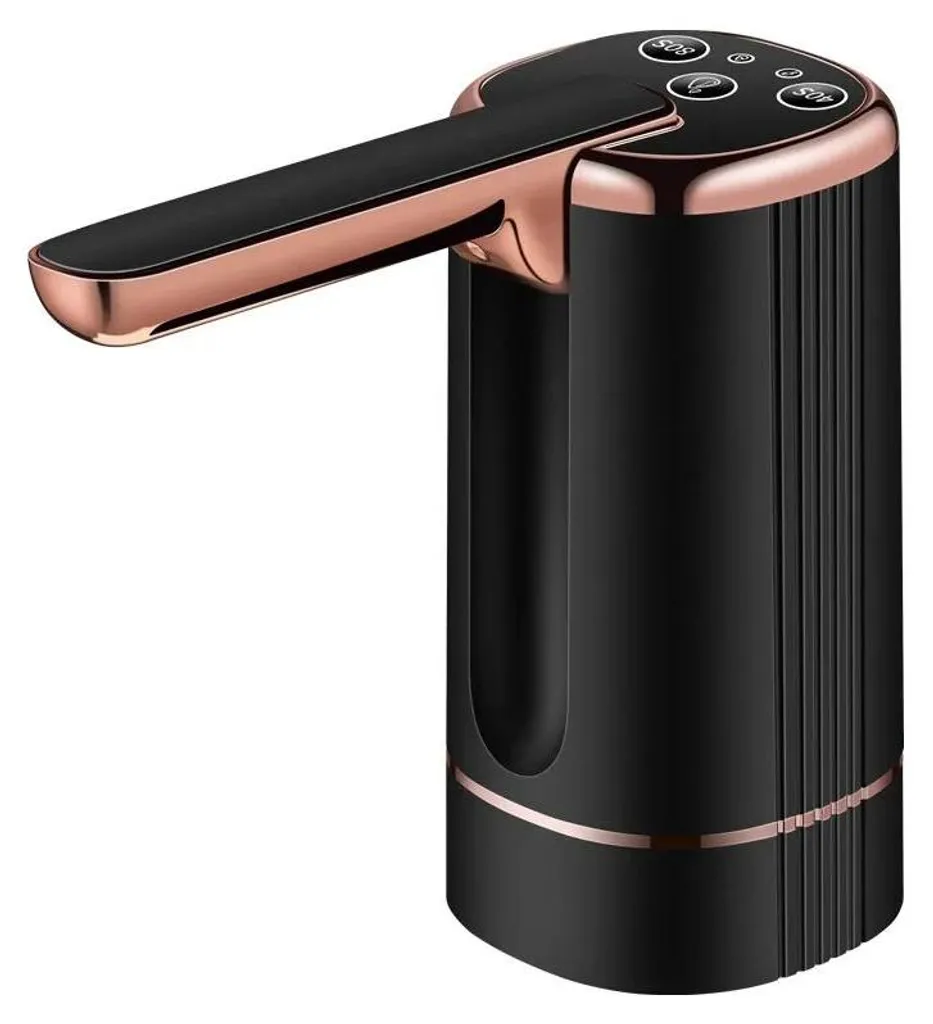 Pompe à eau électrique noire USB sans BPA pour bidon de 5 à 20 litres