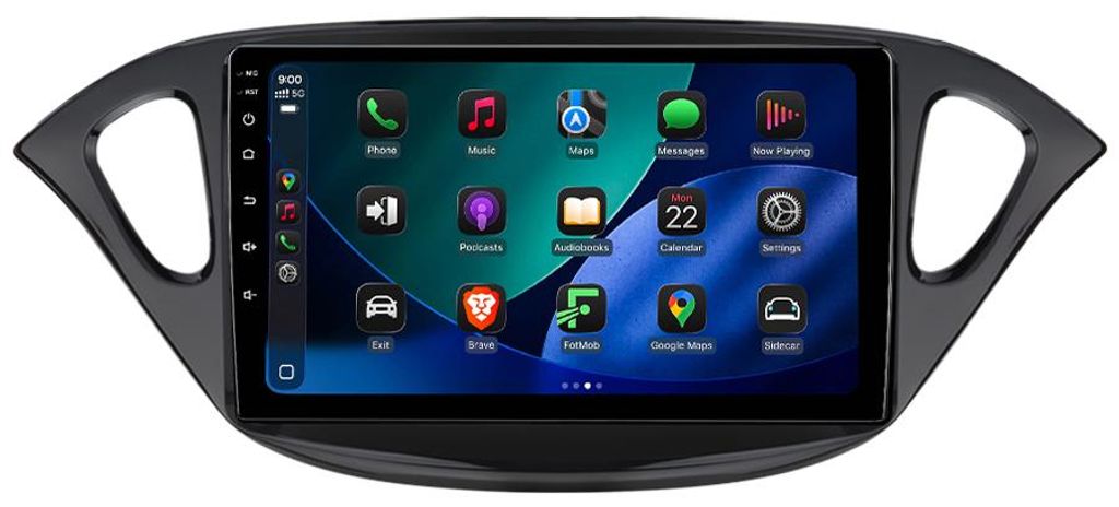 Android Autoradio 9 Zoll 128GB für Opel Corsa E & Adam Produktbild 