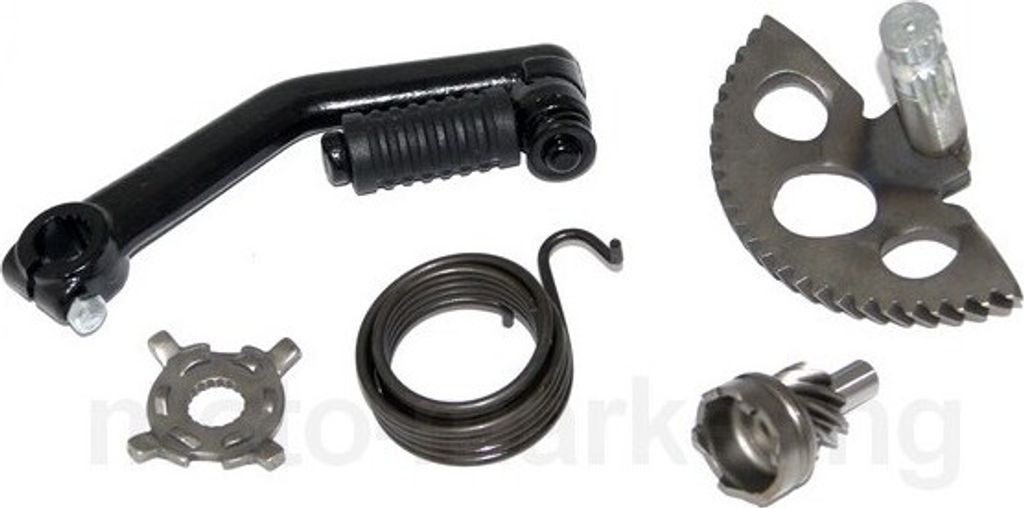 KICKSTARTER Welle Feder HEBEL RITZEL ANTRIEB Set für Piaggio SFERA RST 50 bis 98