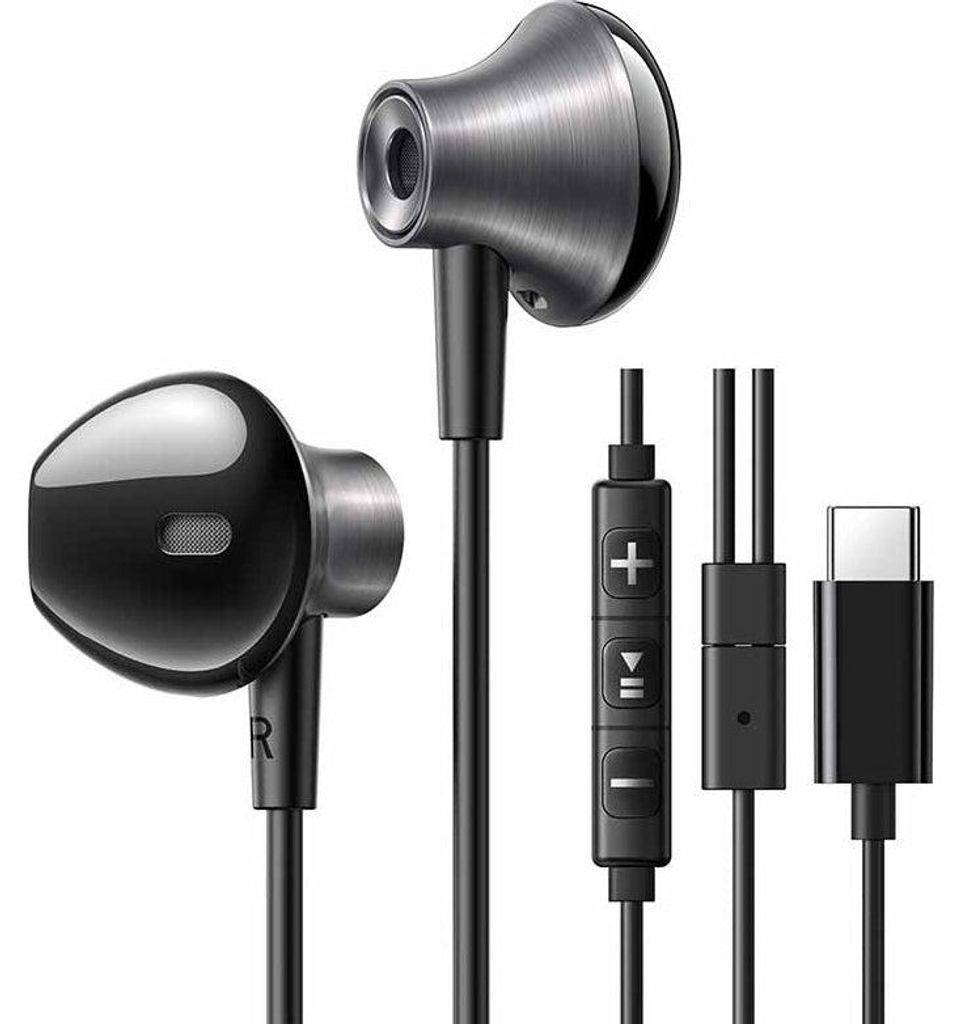 Écouteurs filaires Ugreen Ep106 Usb-C (noirs) Image du produit 