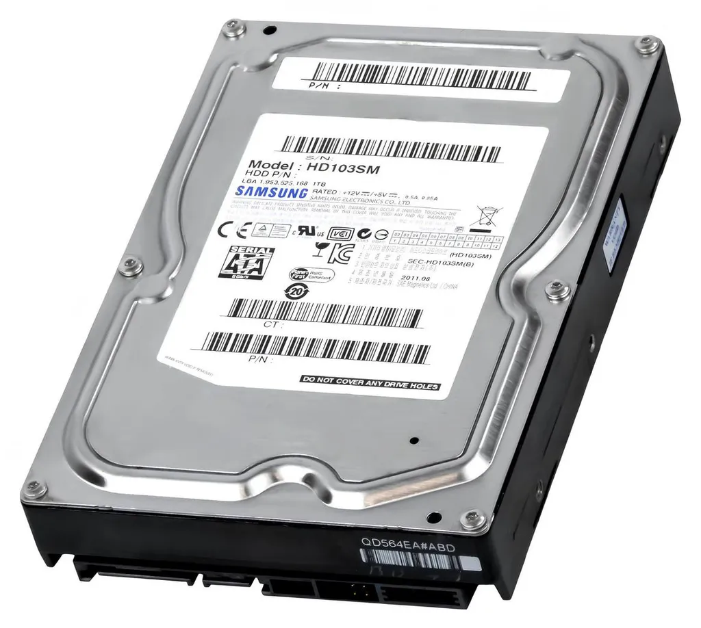 Disque dur interne 1 To Samsung HD103SM SATA 3.5 pouces haute capacité