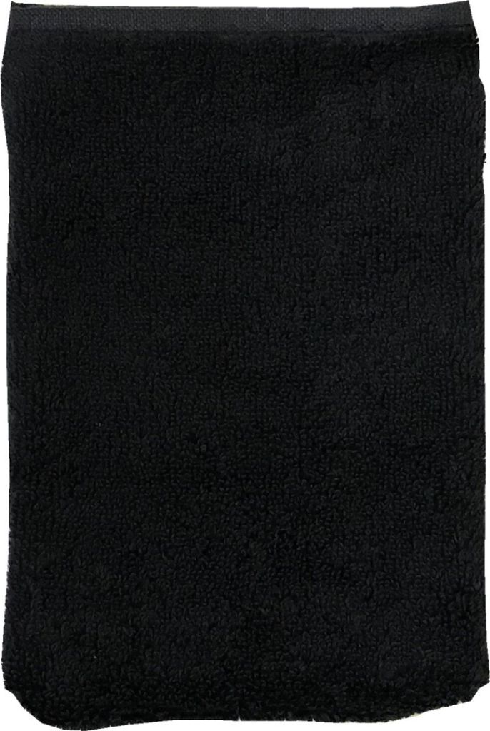 Frotteestoff Star II 15x21 cm schwarz