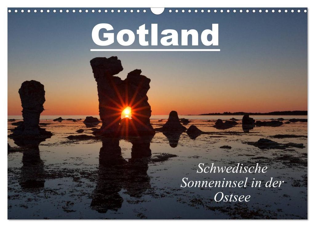 Gotland - Sonneninsel in der Ostsee (Wandkalender 2027 DIN A3 quer), CALVENDO Monatskalender
