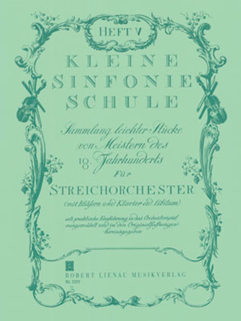 Kleine Sinfonieschule Fuer Orche- Ster Heft 5 Partitur (=Klavier)