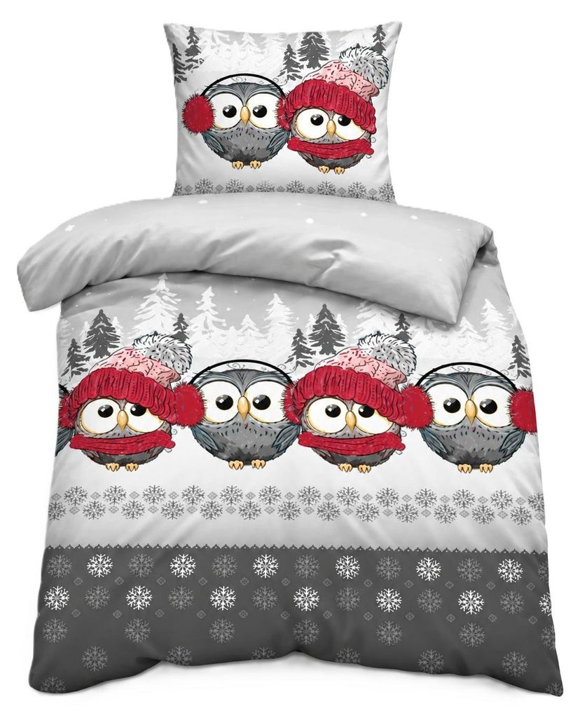 Winter Biber Bettwäsche Baumwolle Flanell Kuschelig Produktbild 