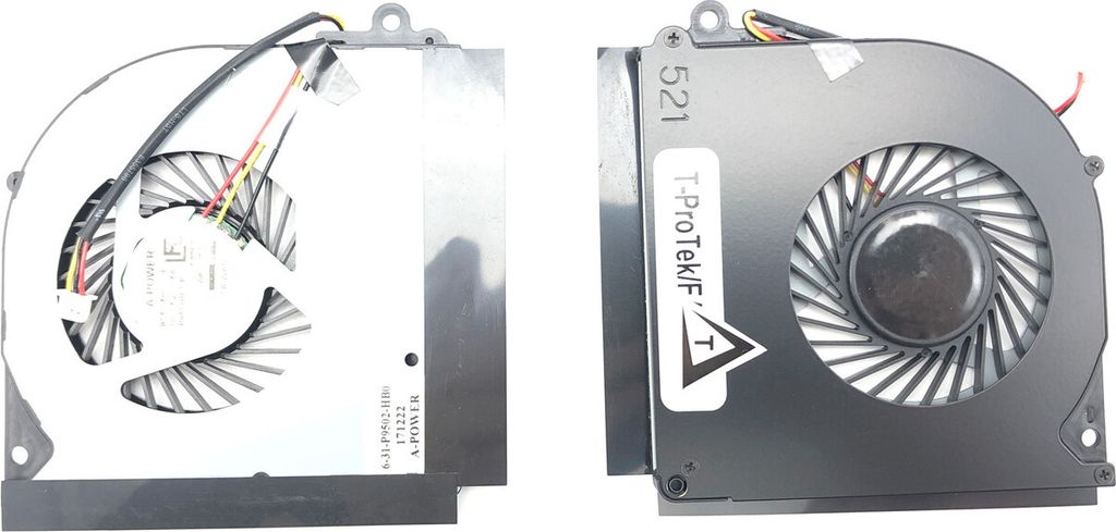 Lüfter Kühler Fan cooler kompatibel für Clevo P950HR