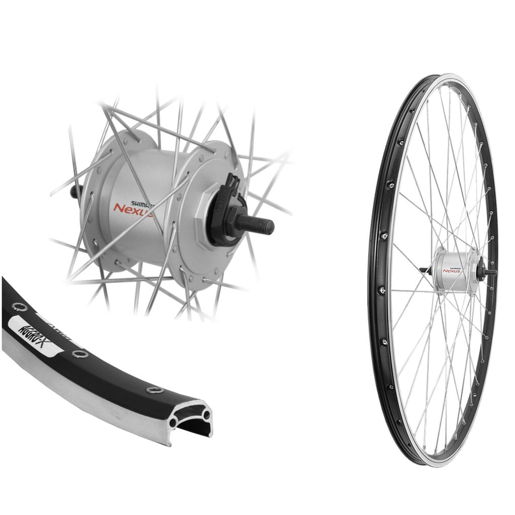Aggro-X Vorderrad 28 Zoll Laufrad Hohlkammerfelge schwarz Produktbild 
