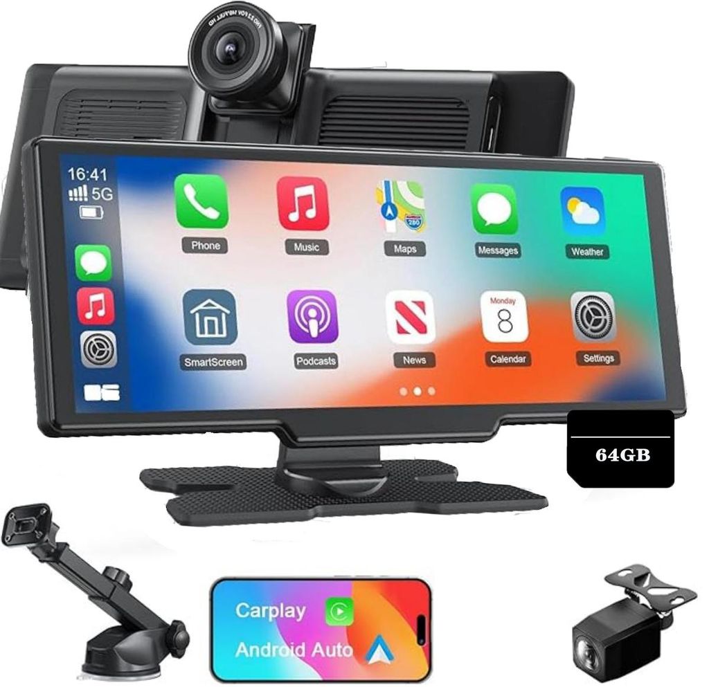 9,26" bezdrátový displej CarPlay pro Apple CarPlay a Obrázek produktu 