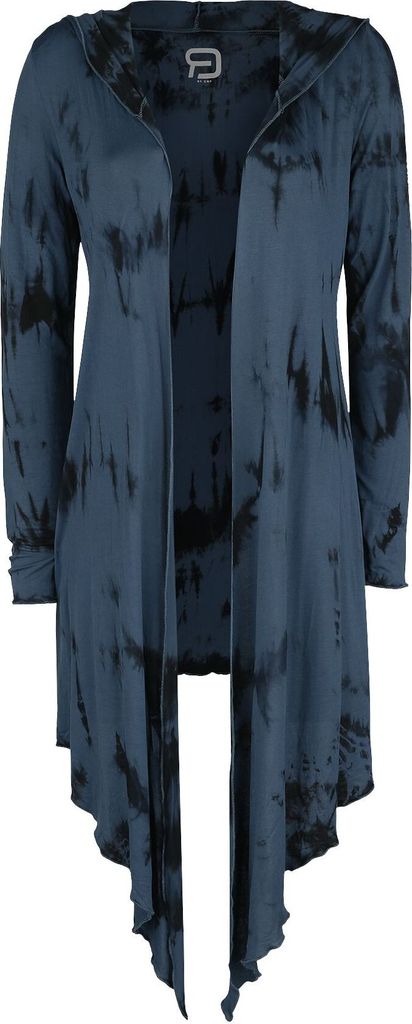 RED by EMP Damen blauer Batik Cardigan S