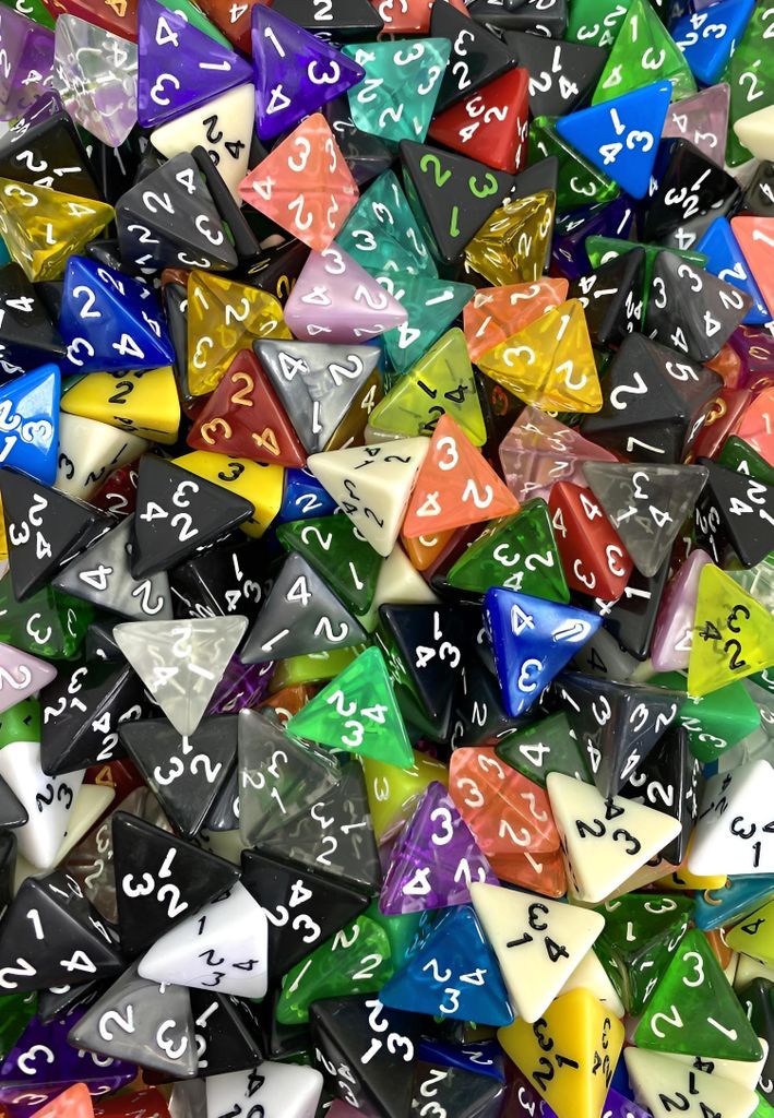 Würfelset D4 Mix-Set (30)