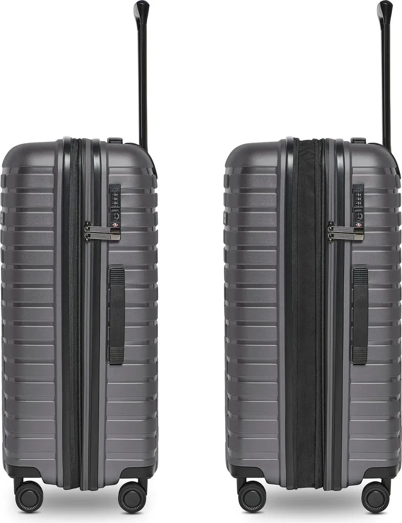 Valises Rigides Robustes Set de 3 Pactastic Anthracite Anti-Choc - 8
