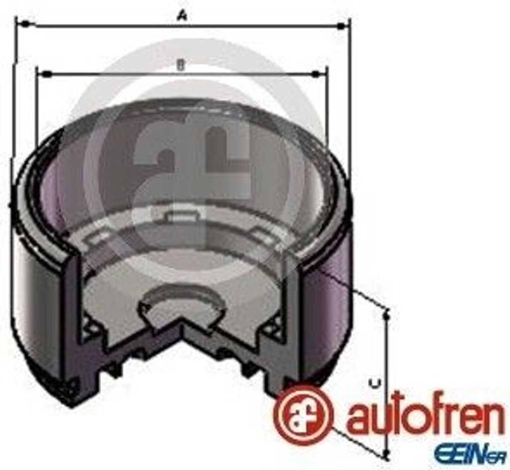AUTOFREN SEINSA Bremssattel-Kolben für SAAB 900 I Combi Coupe 54mm Stahl