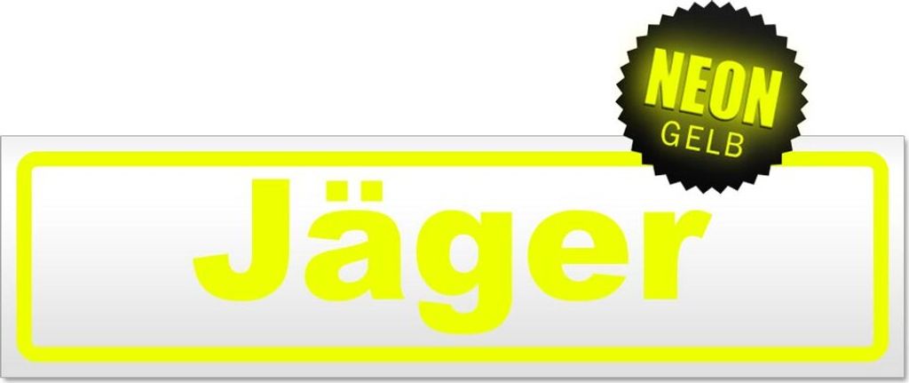 Jäger Magnetschild Schild magnetisch