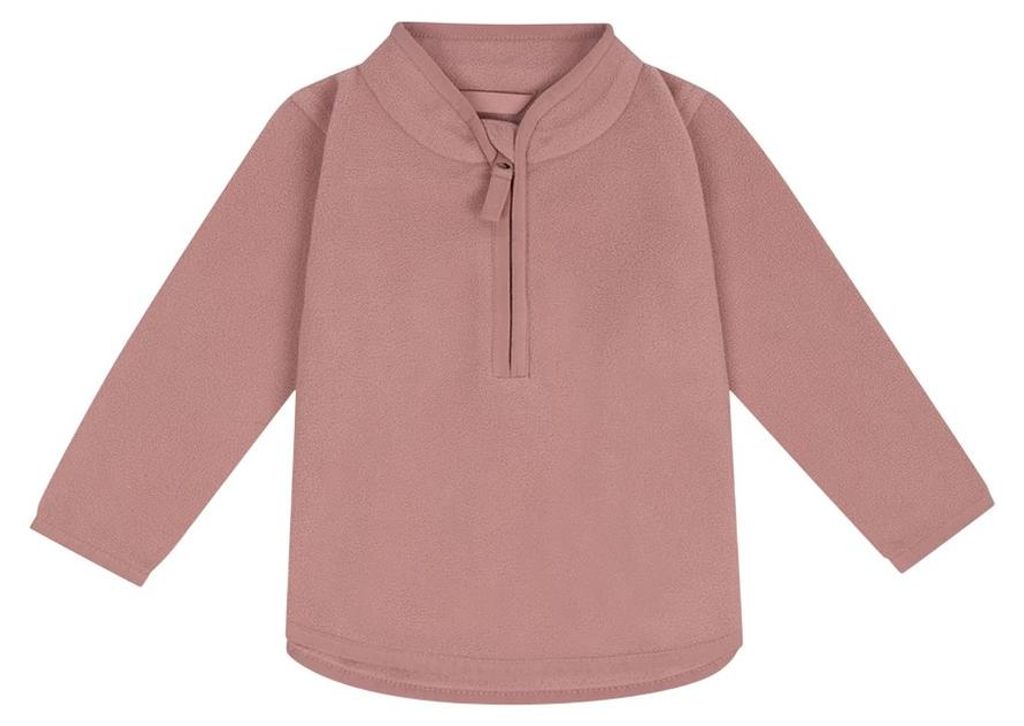 Larkwood - Fleece-Oberteil für Baby, mit halbem Reißverschluss, Leicht RW11269 (92) (Hellrosa)
