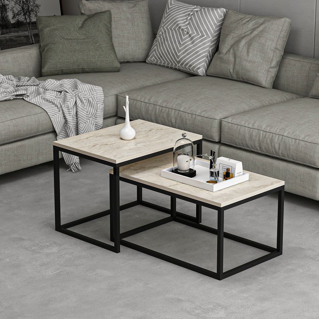 Skye Decor, Leka - Travertine, Couchtische, Travertin, 72 x Produktbild 