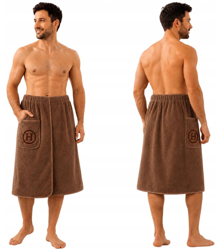 Saunakilt Paréo da bagno SPA da uomo per piscina Set telo Immagine del prodotto 