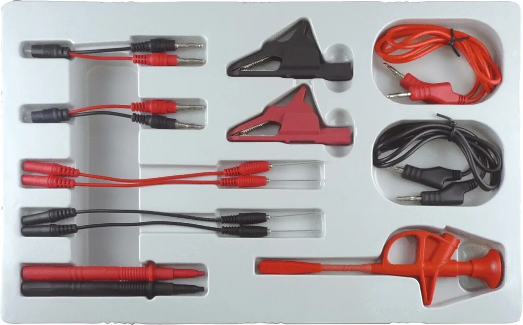 Câbles de mesure 12/24V isolés pour diagnostic électrique auto
