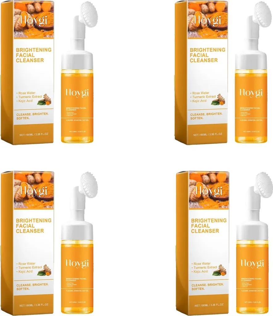 Kit nettoyant visage hydratant 4 pièces pour un soin quotidien complet