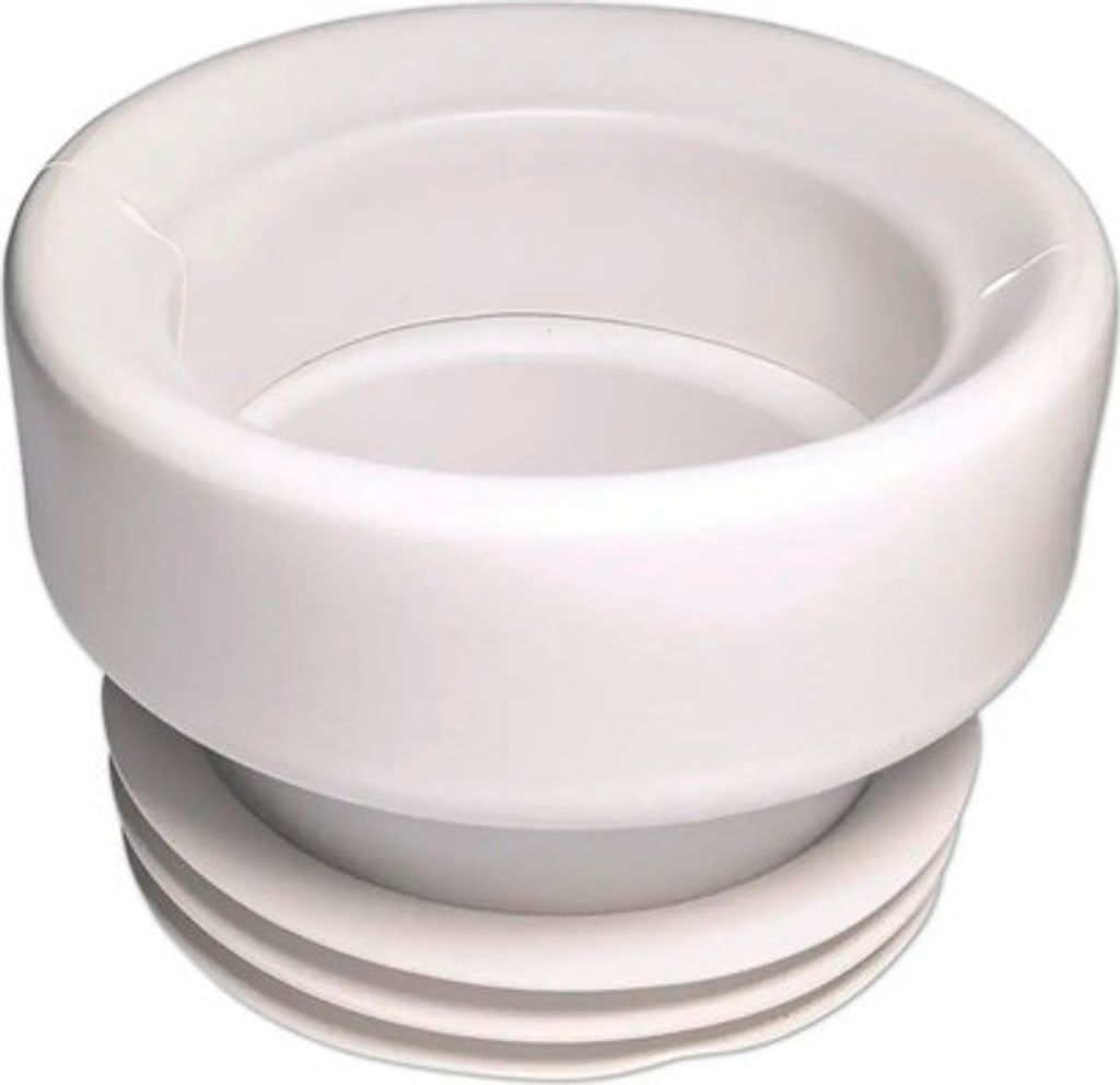 WC-Anschlussstutzen 90 mm weiß Produktbild 