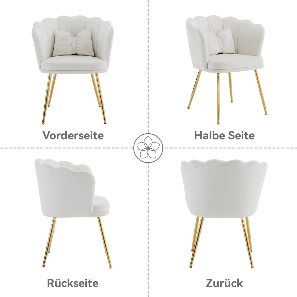 okwish Esszimmerstühle Polsterstuhl(1 er set)Küchenstuhl Produktbild 4