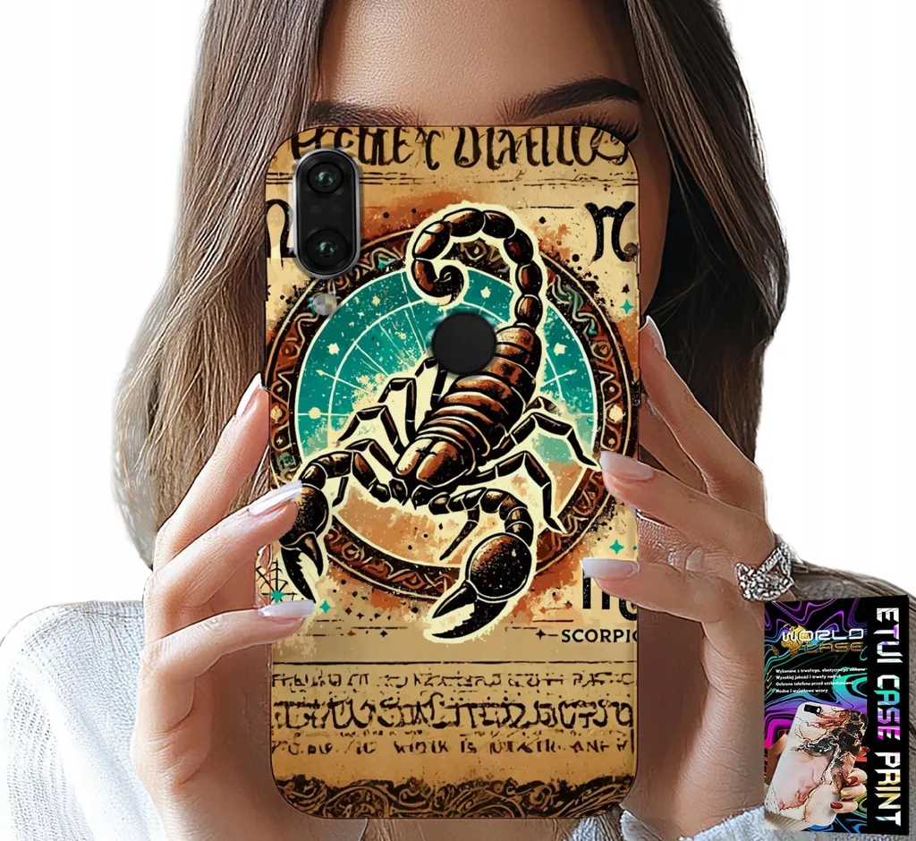 Custodia Segno Scorpione Xiaomi Note 7 - Cover Foil Economica e Robusta