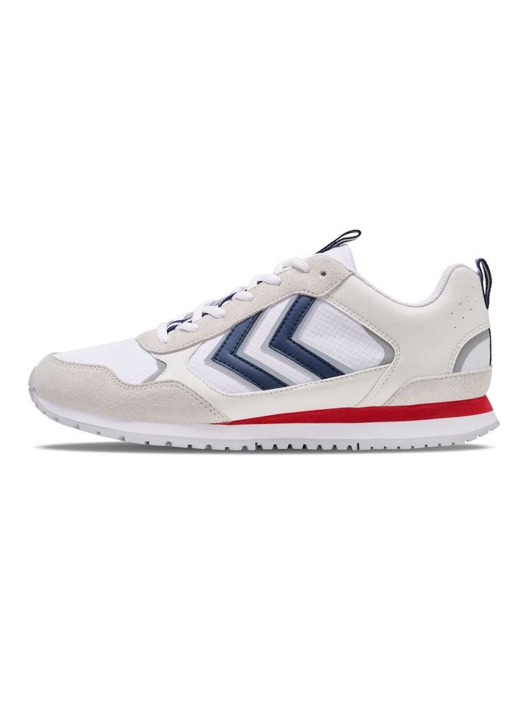 Hummel Fallon OGC Sneaker Sportschuhe Schuhe weiß/blau/rot Produktbild 
