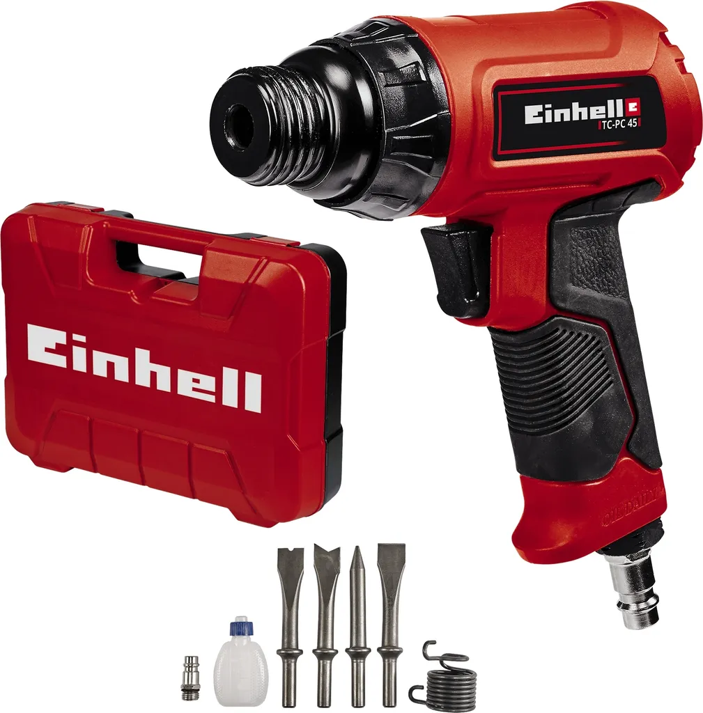 Marteau burineur pneumatique TC-PC 45 Einhell 1,2 J avec 4 burins