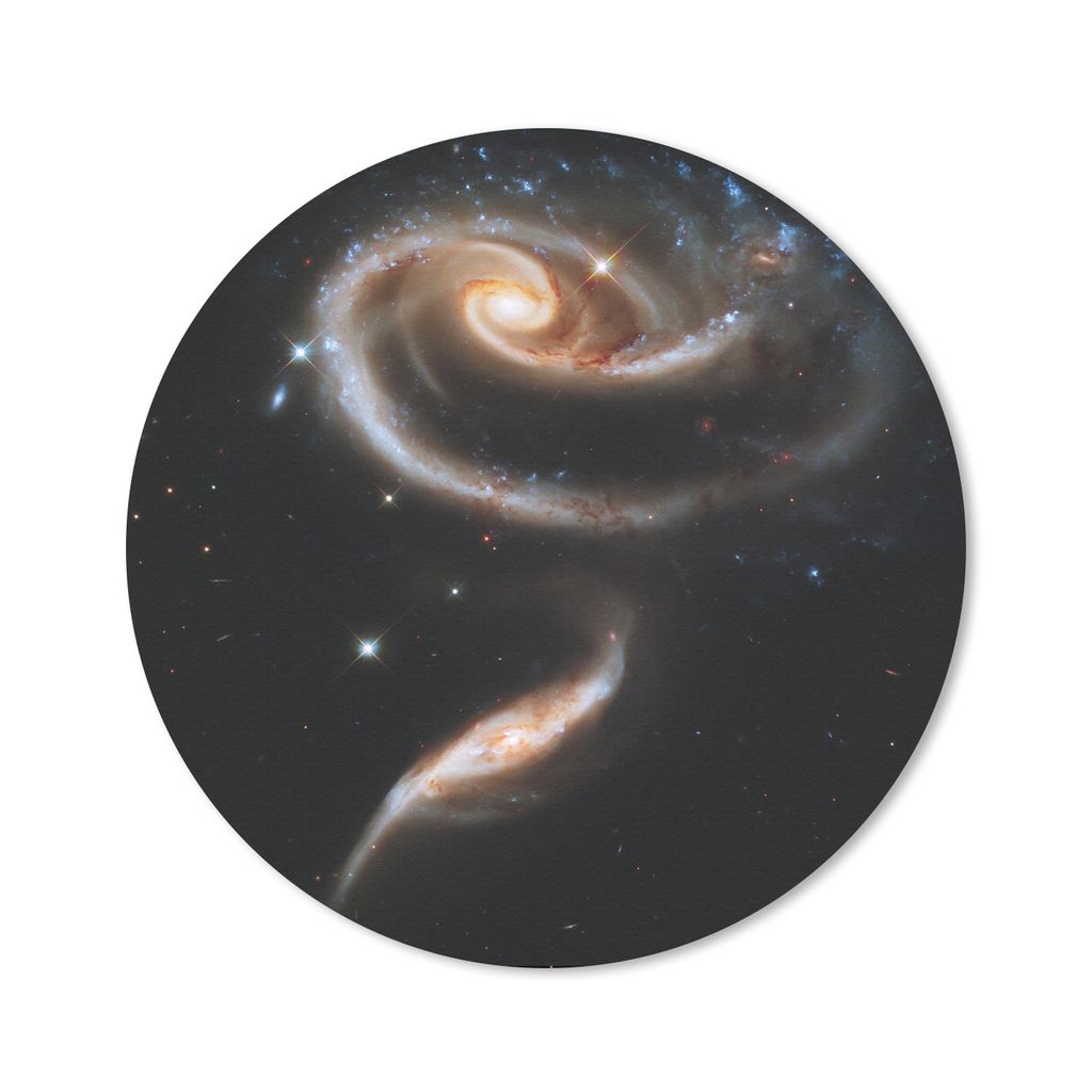 MuchoWow Mauspad Mousepad Galaxie - Sterne - Wolke 50x50 cm - Mousepads - Maus Mat - Pad - Mausunterlage - Vinyl