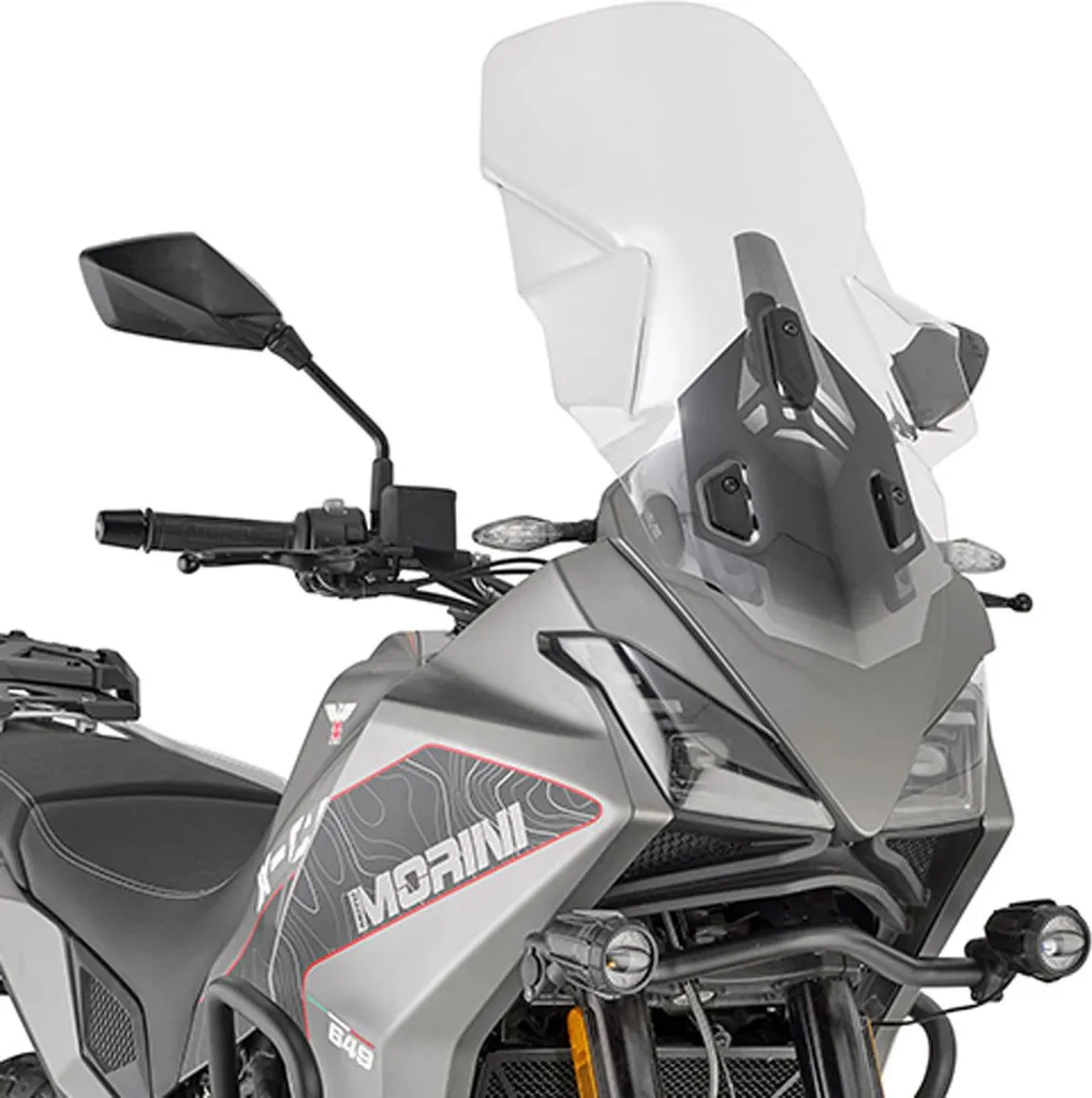 Pare-brise KAPPA Moto Morini X-CAPE 649 anti-turbulences et vent 62cm