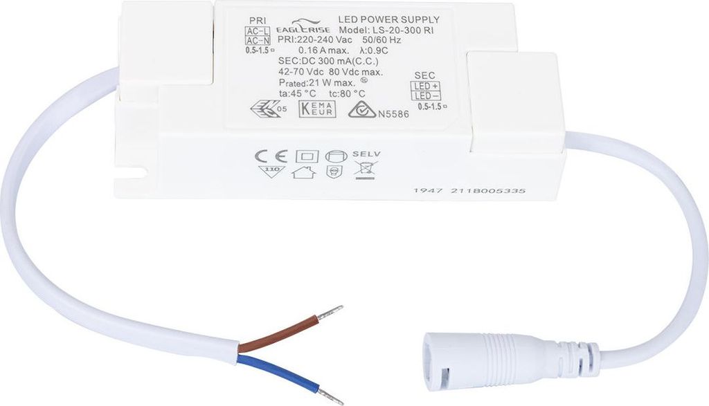 Treiber EAGLERISE 220-240V Anti-Flicker Ausgang 42-70V Produktbild 