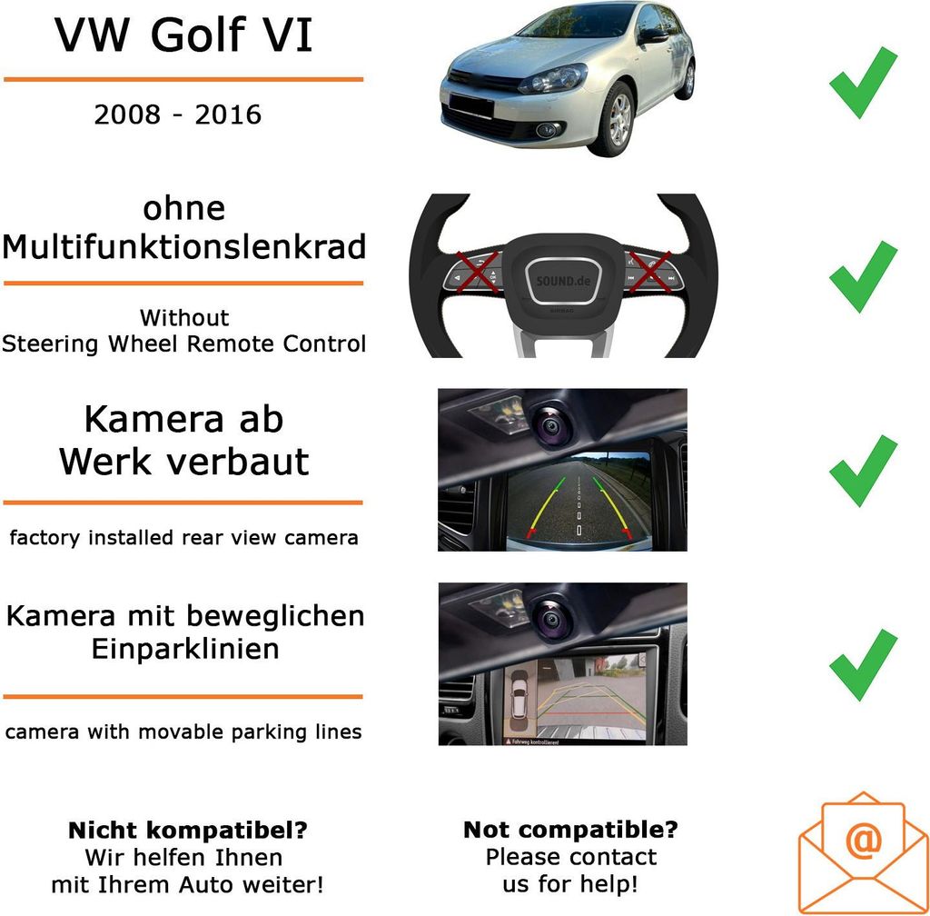 Autoradio Einbaupaket Alpine iLX-705D passend für Golf VI + Rückfahrkamera, bewegliche Linien | Wireless Apple CarPlay Wireless Android Auto