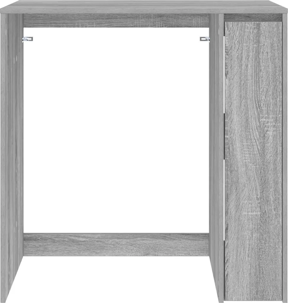 vidaXL Mobile Lavatrice 87x60x89 cm Grigio Sonoma - Arredo Bagno Robusto - 5