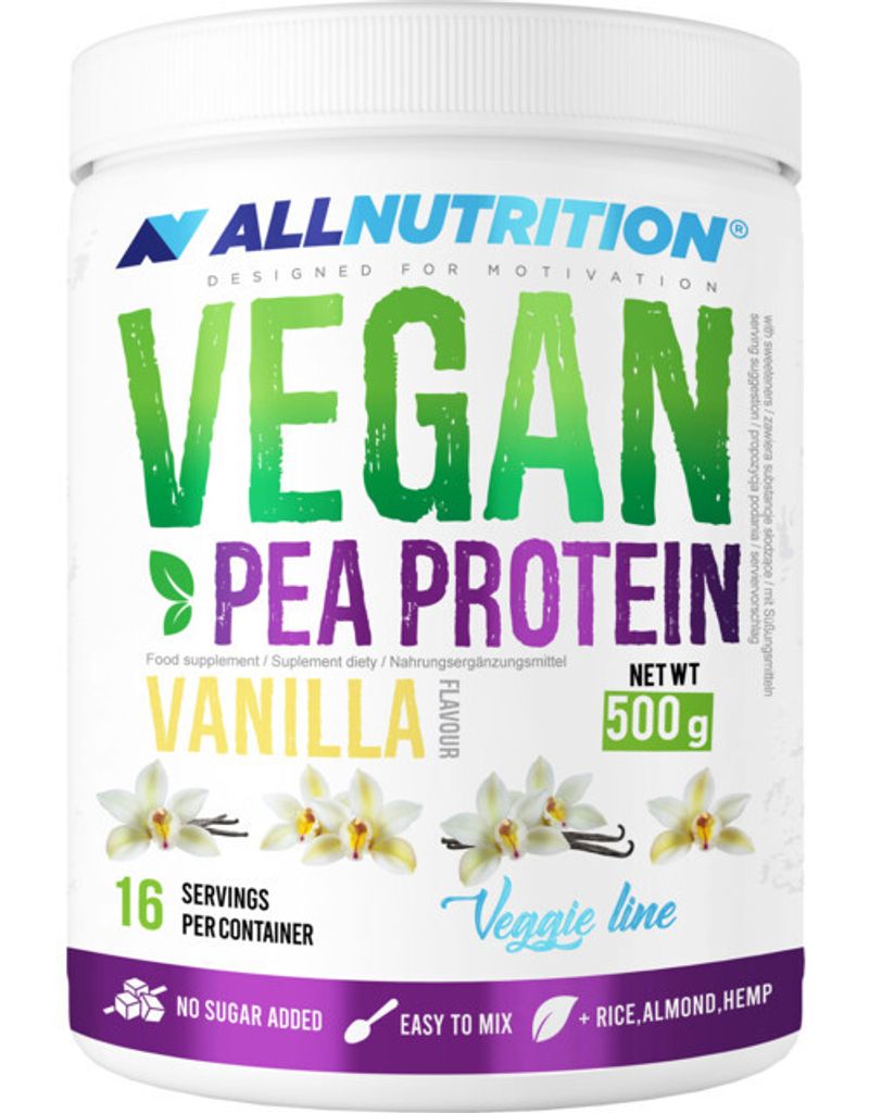ALLNUTRITION Vegan Pea Protein 500g Chocolate