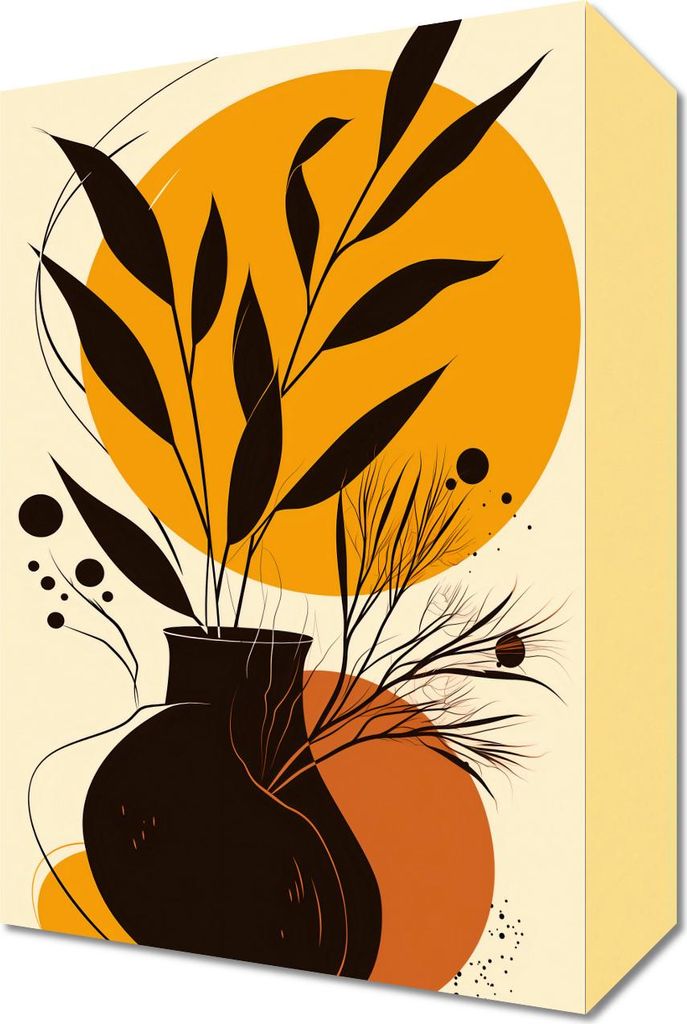 Bild 20x30cm Goldene Kettenfelder