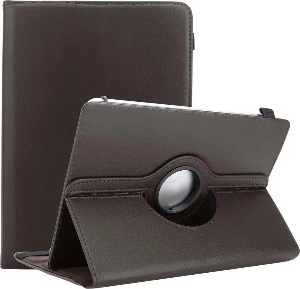 Cadorabo Cover Tablet 8 Pollici Rotazione 360° Marrone - Anti-Urto