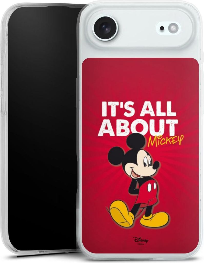 DeinDesign Slim Hülle für Apple iPhone Air Silikon Case Ultra Dünn Handyhülle Disney Maus Offizielles Lizenzprodukt