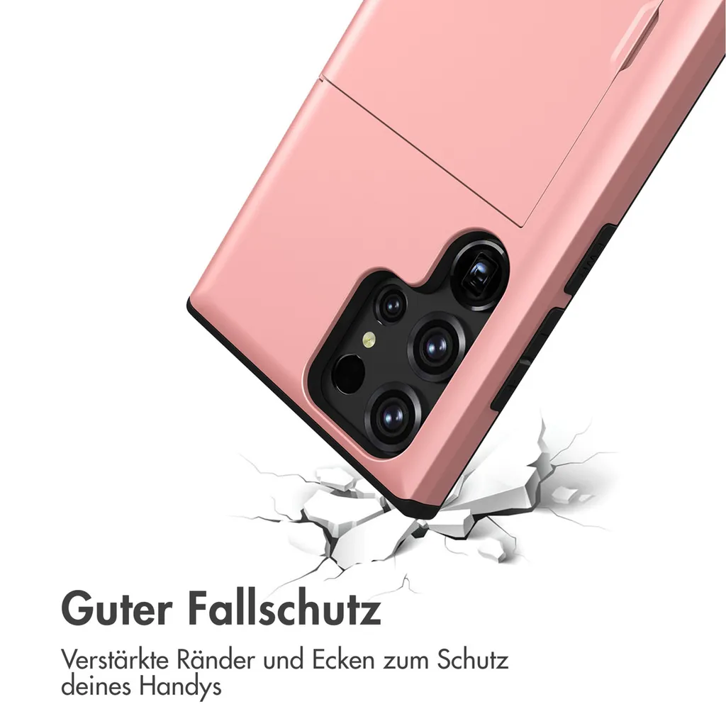 imoshion Cover posteriore con scomparto per carte Samsung Galaxy S23 Ultra - Oro rosa - 4
