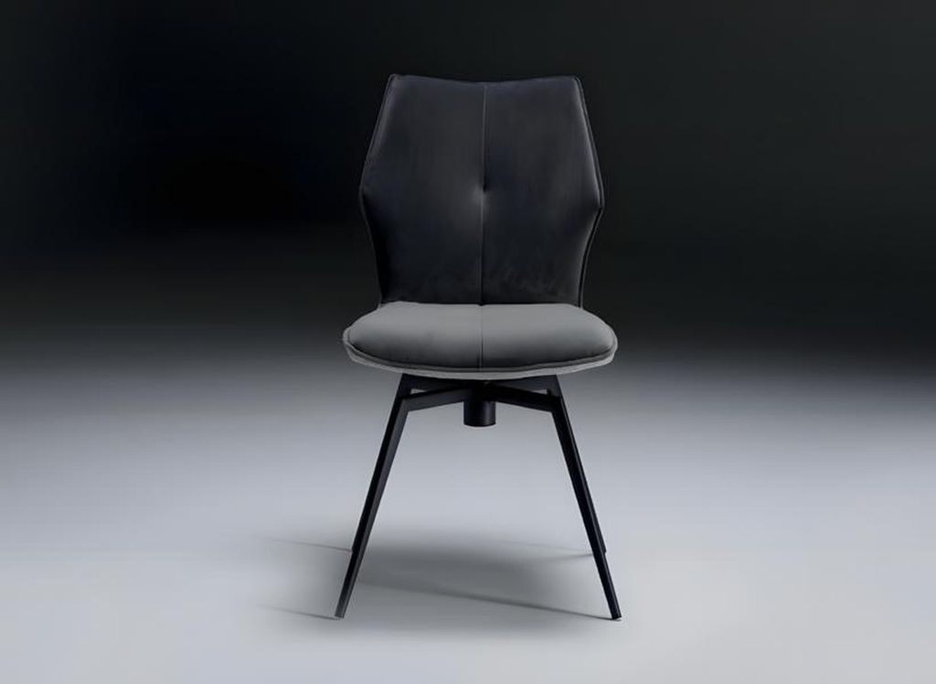 Stühle Modern Stuhl Schwarz Design Wohnzimmer Esszimmer Holz Stühle Polster