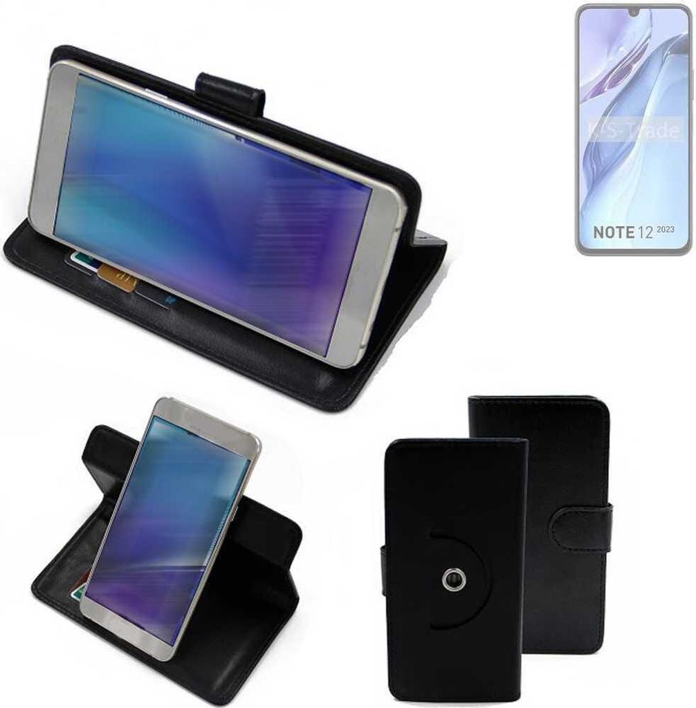 K-S-Trade Case Schutzhülle Handyhülle kompatibel mit Infinix Note 12 2023 Flipcase Smartphone Cover Handy Schutz Tasche Klapphülle Walletcase
