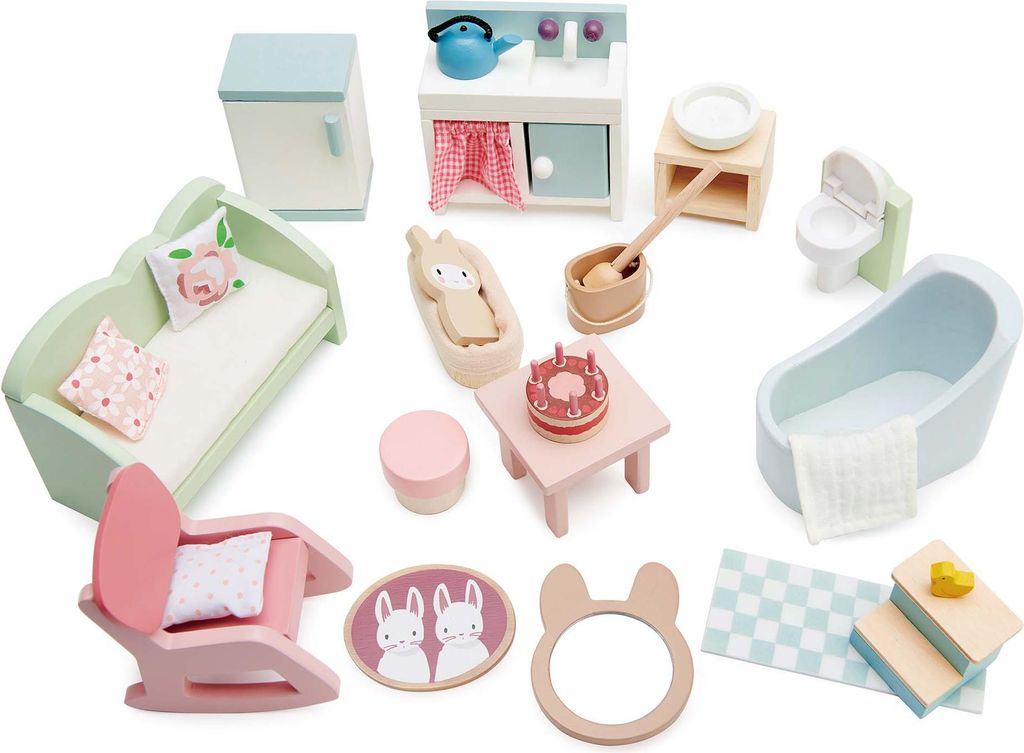 Tender Leaf Toys Puppenmöbelset (im Landhaus-Stil, für Immagine del prodotto 