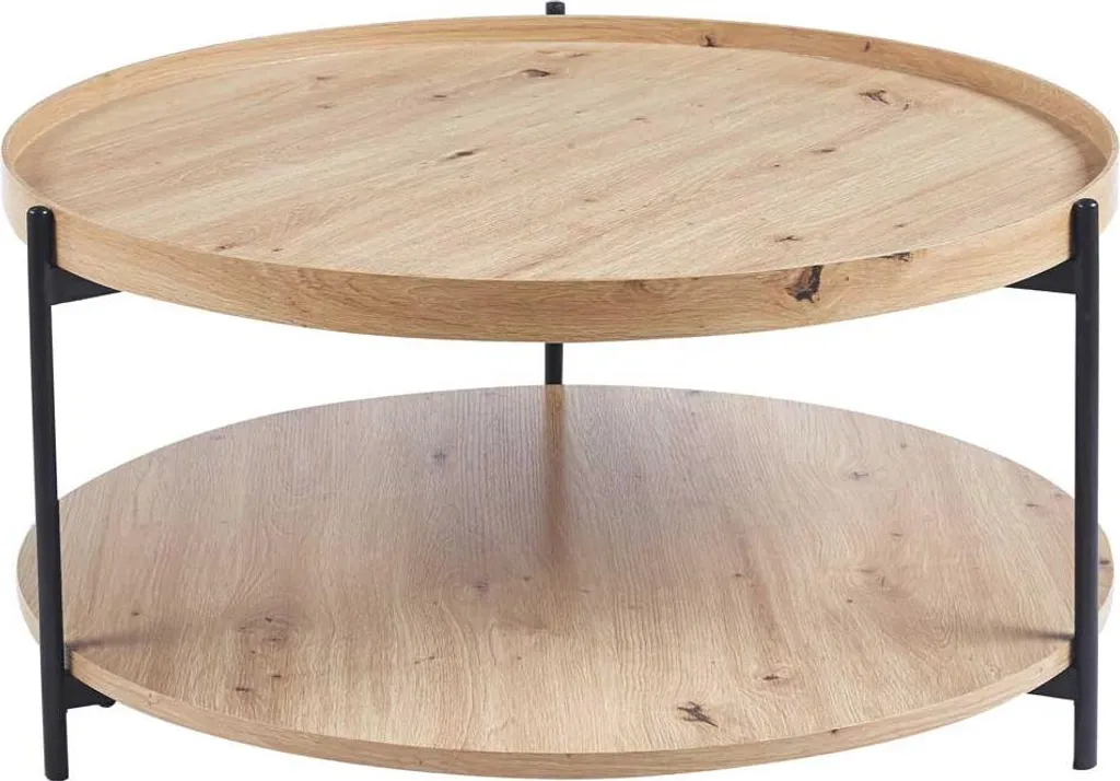 Couchtisch Davina | Ø80 x 40 cm | Old Oak Design