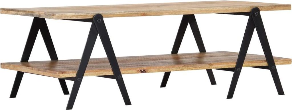 vidaXL Couchtisch 115x60x40 cm Massivholz Mango